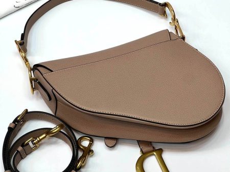 Dior SADDLE BAG Taupe WITH STRAP Online Hot Sale