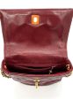 Chanel VINTAGE BURGUNDY CROSSBODY BAG Cheap