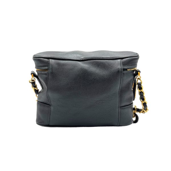 CC Crossbody Bag  Black in Caviar Leather , Gold Hardware Discount