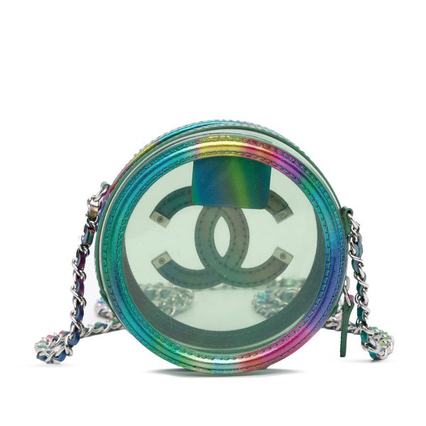 Chanel CC Filigree Rainbow Round Crossbody Bag (SHG-0DW1pp) Online Hot Sale