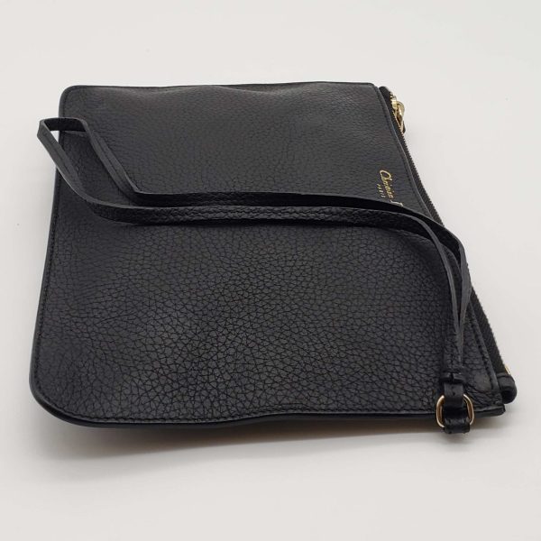 Christian Dior Leather Black Wristlet Online