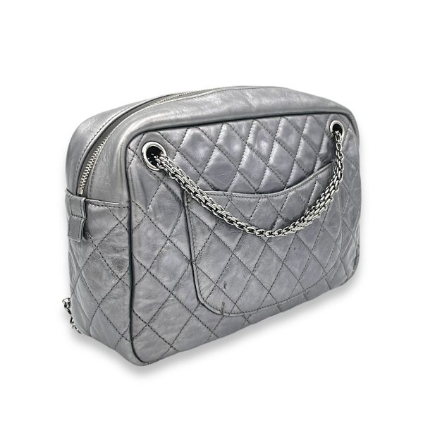 2.55 Crossbody Bag Silver in Calfskin, Silver hardware Cheap