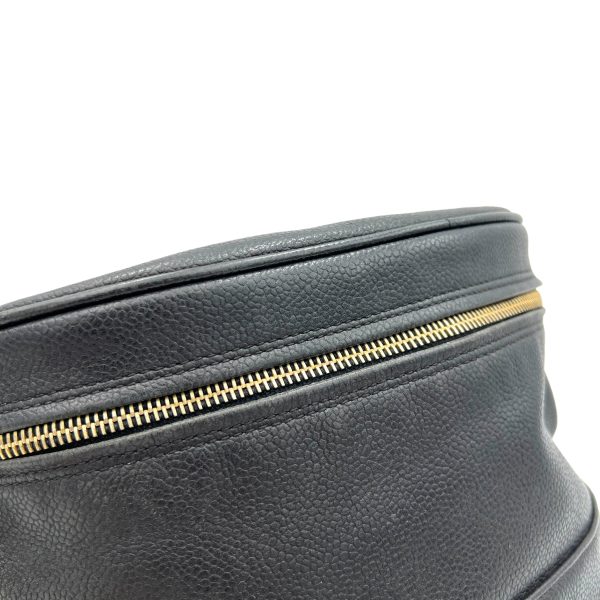 CC Crossbody Bag  Black in Caviar Leather , Gold Hardware Discount