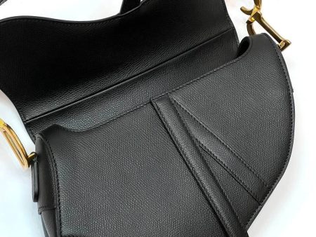 Dior SADDLE BAG black WITH STRAP Online Sale