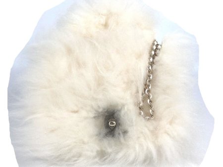 CHANEL Handbag Fur, Leather white Crossbody CC COCO Mark Matelasse Women Used For Sale