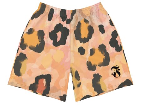 ‘GeorgiaPeach’ Leopard-Print Athletic Shorts Discount