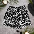 ‘Safari-Ash’ Men s leopard-print Athletic Shorts Supply