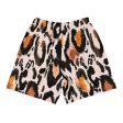 ‘The-Mahogany’ Men s Athletic leopard-print Shorts Hot on Sale