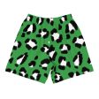 ‘Guinness-Green’ Men s leopard-print Athletic Shorts Hot on Sale