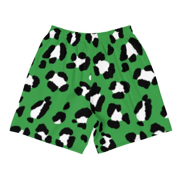 ‘Guinness-Green’ Men s leopard-print Athletic Shorts Hot on Sale