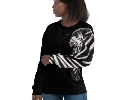 Zebra-Zahara Unisex Sweatshirt Online Hot Sale